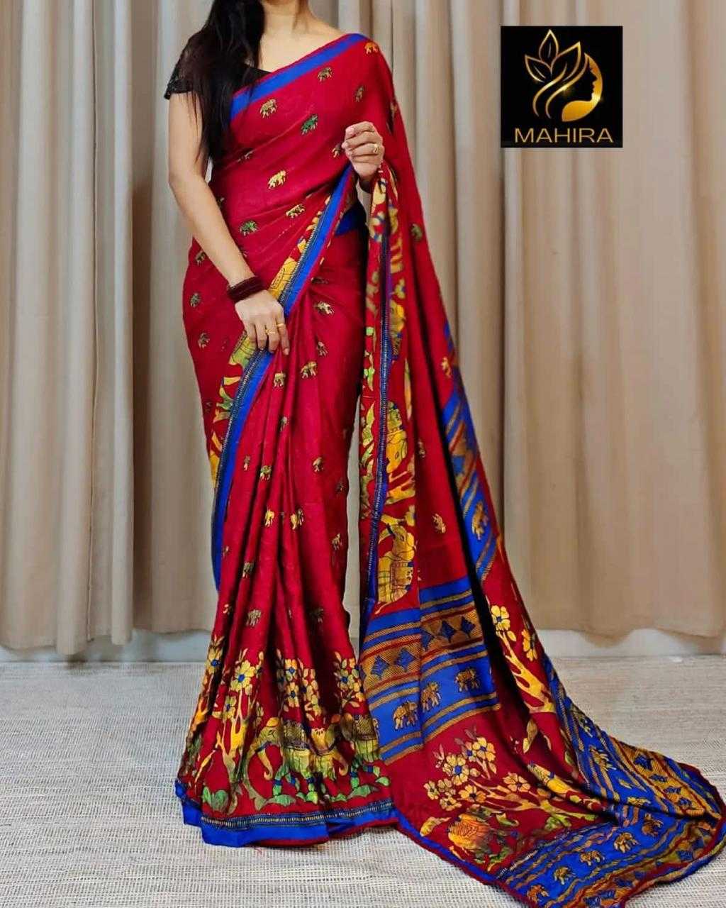 YNF SOFT CURSH JHT PATOLA PALLU SAREES WHOLESALE SOFT SILK POCHAMPALLY PATOLA SAREES MANUFACTURER